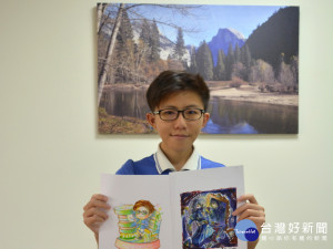 陳映廷考取虎尾科大。林重鎣攝