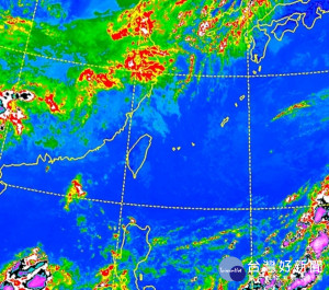 衛星雲圖（圖／中央氣象局提供）