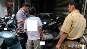 機車停半日遭竊 警方不到24小時破獲
