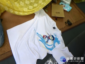 三太子圖案讓警方破案。林重鎣攝