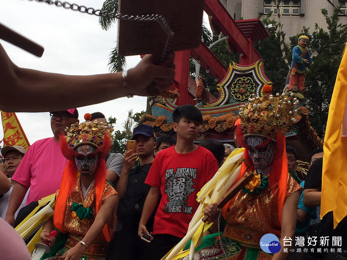 文武大眾爺祭典活動當中的陣頭表演相當吸睛。