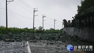 蘇花公路坍方（圖／南澳工務段提供）