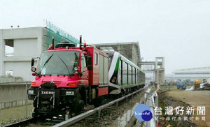 台中捷運引進德國路軌兩用車，乘客安全維護機動性大增