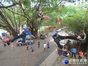 中原學生表示在上空俯看校園感覺特別更美麗。