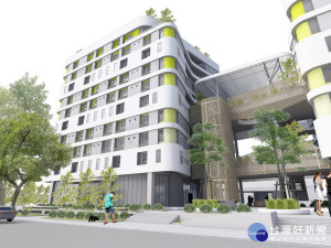 北屯段社會住宅模擬圖(台中市政府都發局提供)