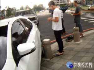 太平警方捕車手。林重鎣攝