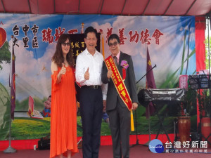 林佳龍市長參加百姓公功德會成立大會。林重鎣攝