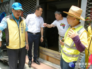 強降雨造成員林多處淹水　張錦昆邀縣府會勘改善窘境