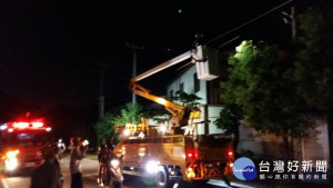 嘉市八德路大停電 闖禍小蛇GG了