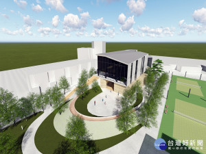 新坡多功能場館新建統包工程  待規劃設計完成將儘速動工(完工示意圖)