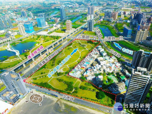 「桃園市立美術館」基地位置圖。