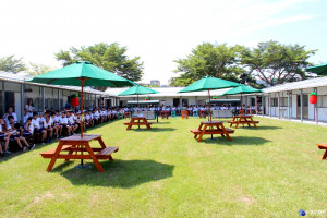慈濟援建　公館國中10間組合屋教室落成