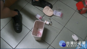 警方查出吸食器等證物。