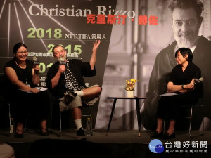 圖說：與臺灣互動密切，法國蒙彼里埃國家編舞中心藝術總克里斯汀．赫佐(Christian Rizzo)，30日來臺宣傳10月在歌劇院的《伊恩症候群》。（記者賴淑禎攝）
