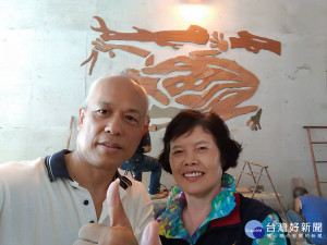 美化新店區下城里 安平路涵洞打造磚雕牆