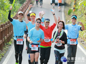 朝陽科大辦環保路跑。林重鎣攝