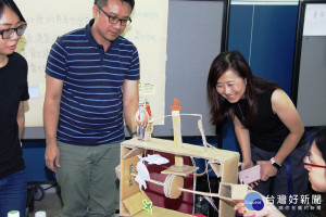 林奕華局長出席新北創客季-挖松Maker教師共創營。（圖／記者黃村杉攝）
