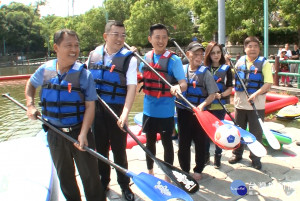 重現青草湖風光 水域遊憩中心開幕
