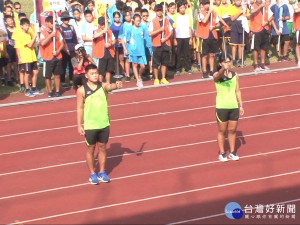 為自己增添青春光彩 全市運動會起跑