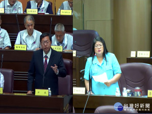 針對中央補助款桃園市長期都敬陪末座，桃園市議員謝彰文要求市長鄭文燦爭取中央公平對待。