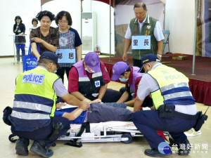 桃園市強化社會安全網  警消民衛精神病患護送演練