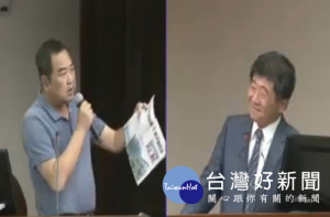 立委徐志榮在立院成功爭取重度急救責任醫院。（立院辦公室提供）
