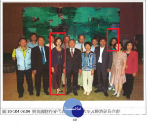 惹出風波的首長帶官夫人赴歐考察照片