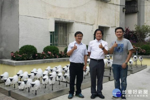 高雄國際街頭藝術節，長榮大學小羊亮相。