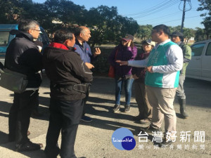 為改善台中知名秘境景點外埔忘憂谷美境，蔡其昌服務處爭得林務局數十萬造林計畫經費。（記者陳榮昌攝）