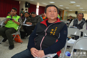 擬訂台南市國土計劃地方座談會，台南市議員陳朝來關心百萬市民權益，會中提列七大建言。(圖/記者黃芳祿攝) 