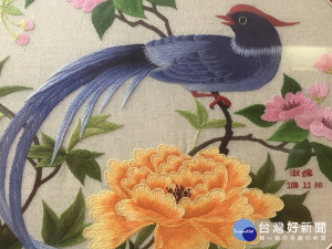 刺繡名家郭淑婉老師，受邀於朴子醫院展覽中心開設特展