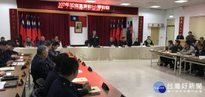 楊梅分局舉辦「楊梅分局107年加強重要節日(春節期間)安全維護工作協調會」。

