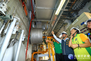 林市長走訪企業汰換鍋爐