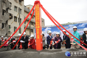 鐵路地下化站區配合履勘工程動土。（圖／記者何沛霖）