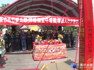 結合生態景觀 竹香北路人行步道開工