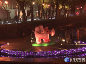 新竹過好年點燈 裝置藝術陪市民過年