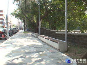 博愛街通學步道啟用 打造安全步行空間