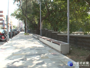 博愛街通學步道啟用 打造安全步行空間