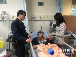 員警完美聯繫 熱心警神救援 成功搶救自殺