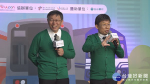 真假柯P搭檔宣傳綠運輸　呼籲民眾抗空汙