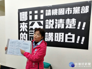 國民黨桃市黨部不尊重協商  楊麗環聲明捍衛初選公平正義