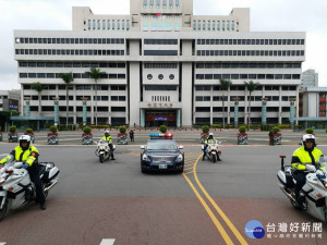 桃園市政府警察局針對競賽路線將分階段實施交通管制，禁止車輛及行人通行或穿越。