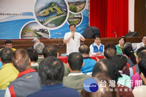 市長鄭文燦，出席「促進民間參與桃園市中壢地區汙水下水道系統之興建、營運、移轉（BOT）計畫宣導說明會」。