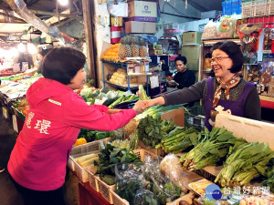 國民黨市長民調在即  楊麗環勤跑基層宣揚理念