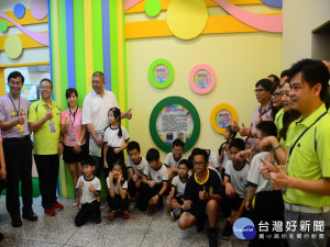 塗城國小樂熊館啟用。林重鎣攝