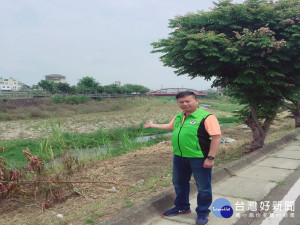 市議員李天生爭取自行車網路。林重鎣攝