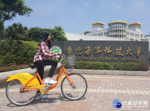 公共自行車(YouBike) 27日將啟用淡水區「台北海洋科技大學」等5站。（圖／交通局提供）