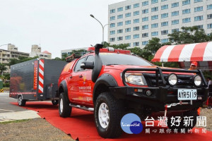 桃園市迅雷救援協會創會十周年慶祝活動暨全地形救災車、後勤器材車捐贈典禮。

