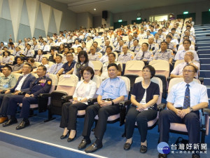 蕭淑麗參加第40屆警察節慶祝大會
