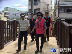 霧峰平溪賞景用彩虹橋啟用。林重鎣攝